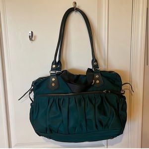 MZ Wallace Emerald Green Kate Bag - for work, travel, gym or even baby (EUC)